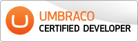 Umbraco Certified Developer logo